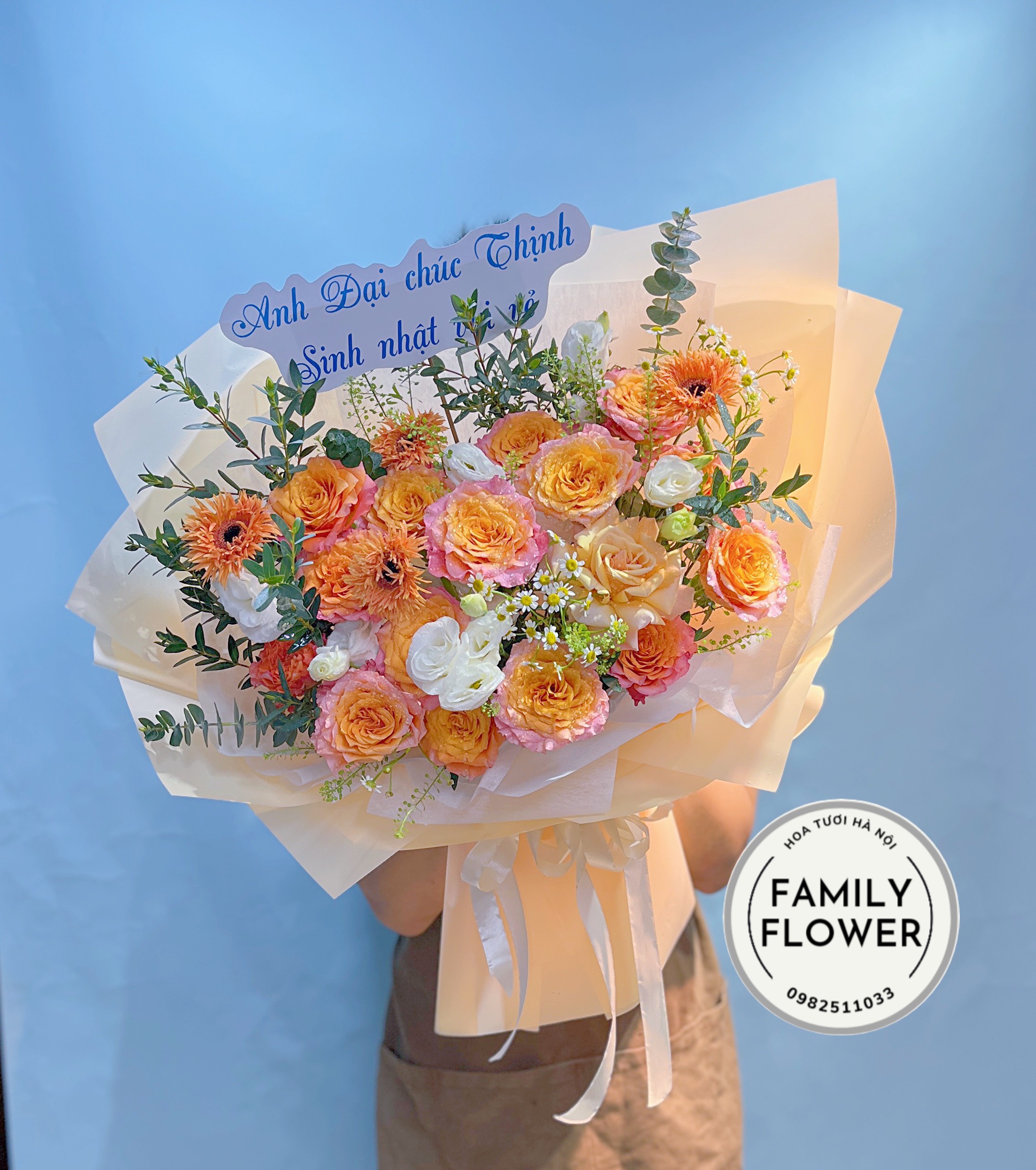 Bó hoa tặng nam ! Hoa tặng anh trai , tặng bố quận Cầu Giấy , Ba Đình Hà Nội