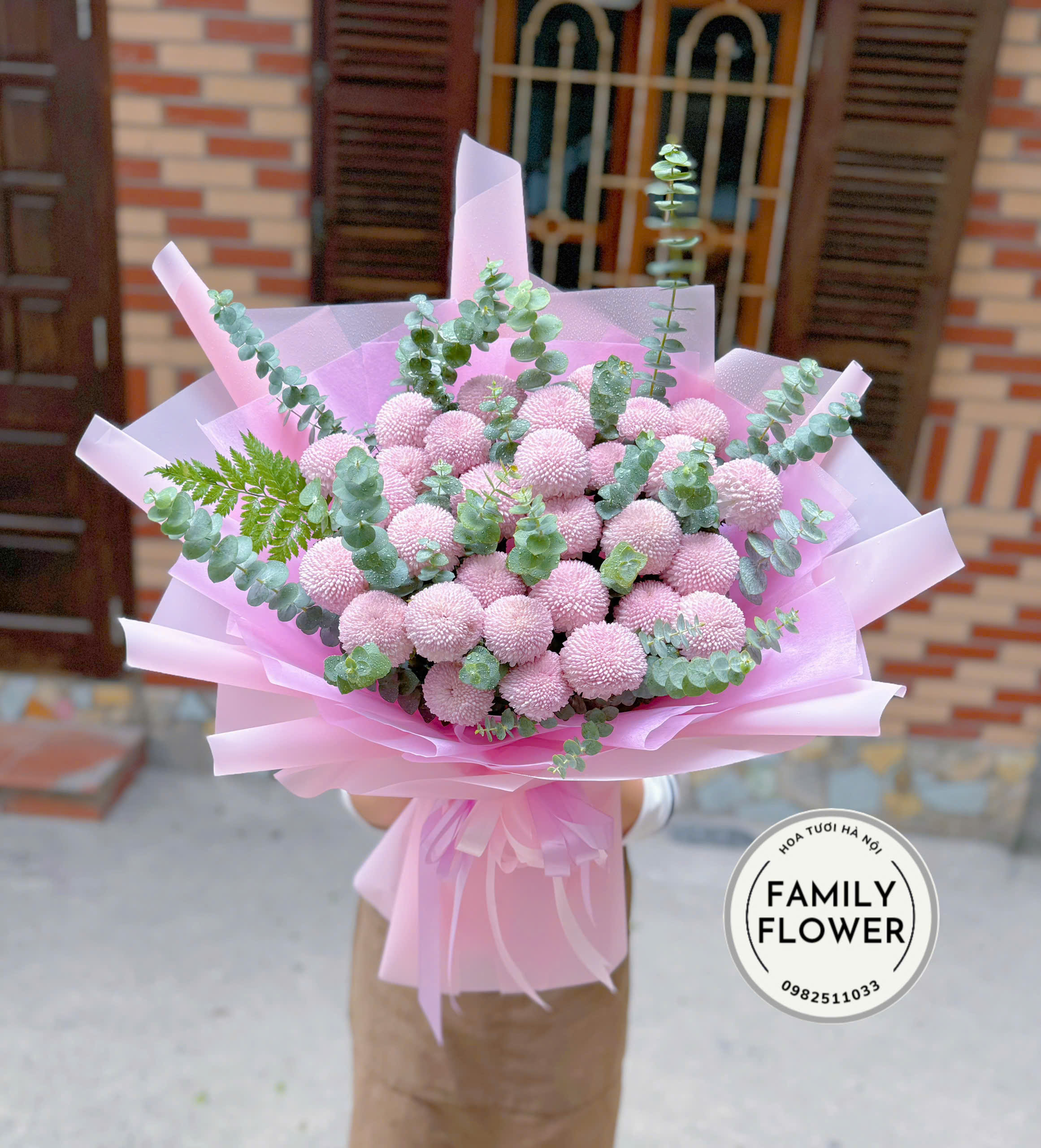 Bó hoa pingpong tặng sinh nhật vợ người yêu ở quận Ba Đình ! Hoa sinh nhật, hoa tươi Ba Đình