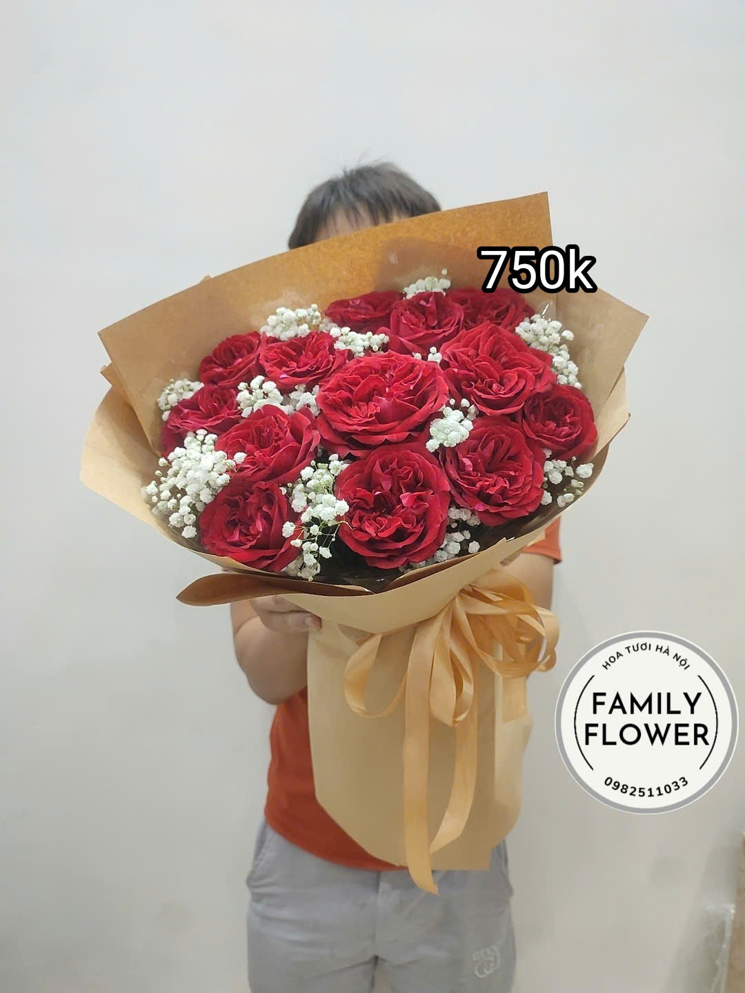 Bó hồng đỏ tặng 20/10 nhân ngày phụ nữ Việt Nam tại Ba Đình Hà Nội ! Hoa chúc mừng tại hà Nội ! Mua hoa tươi online Hà Nội