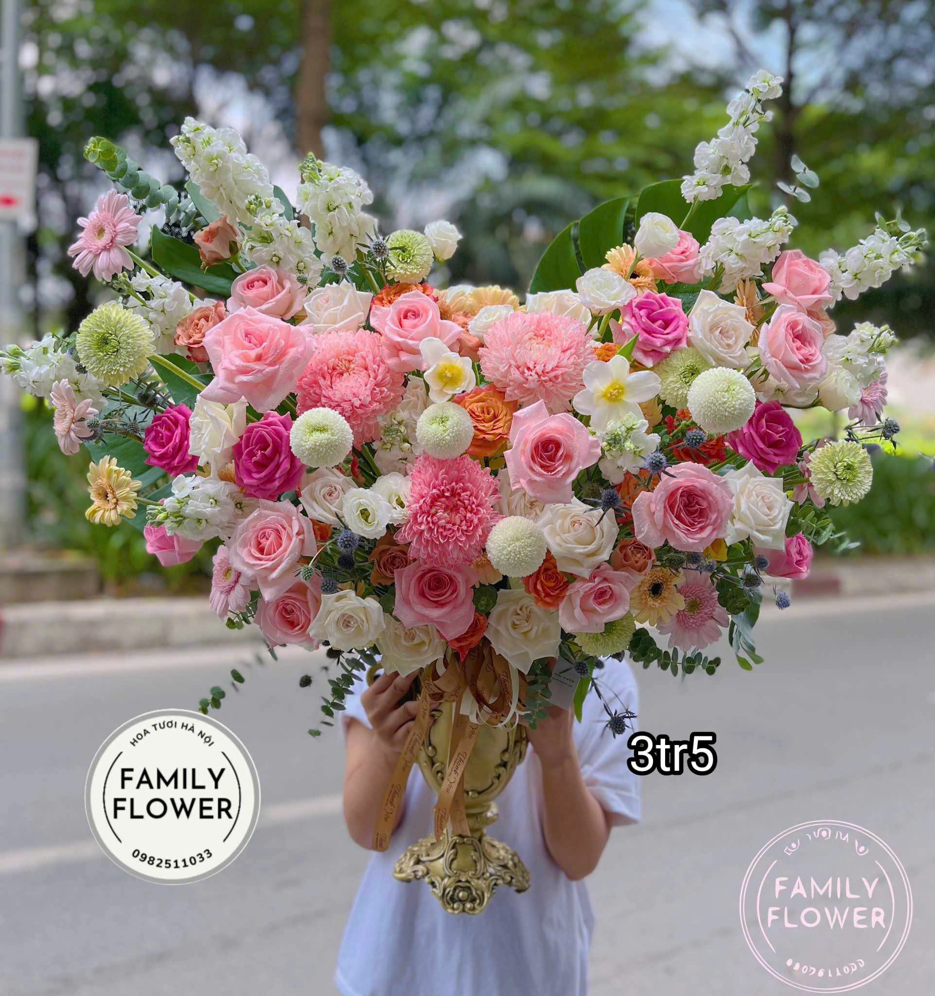 Đa dạng những mẫu bình hoa cho 20/10 để tặng người thân, thương tại Hà Nội ! Hoa 20/10 tại Hà Nội ! Mua hoa online tại Hà Nội