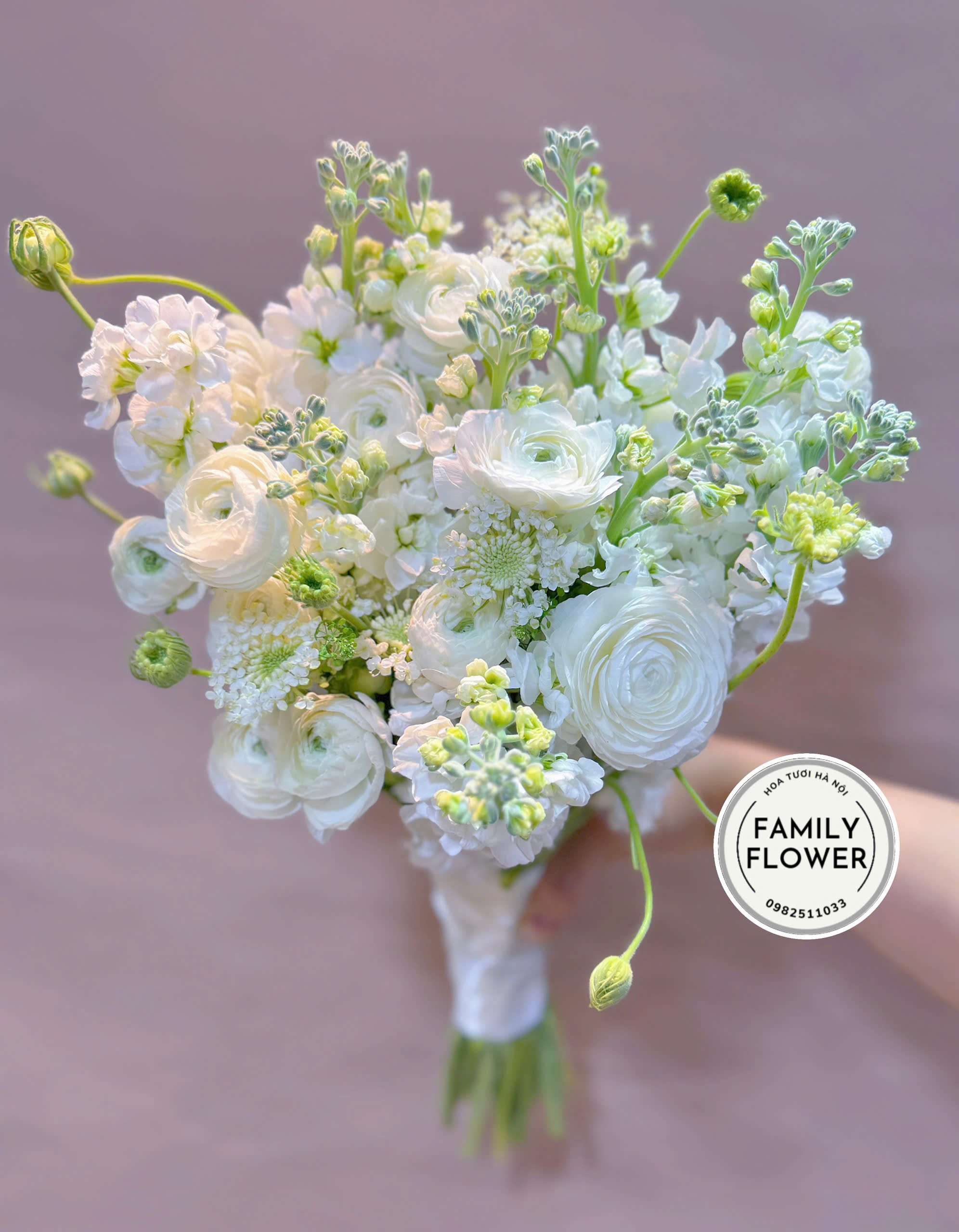 Bó hoa mao lương mix phi yến cầm tay cô dâu tặng chúc mừng tại Cầu Giấy, Ba Đình Hà Nội ! Mua hoa tươi online Hà Nội