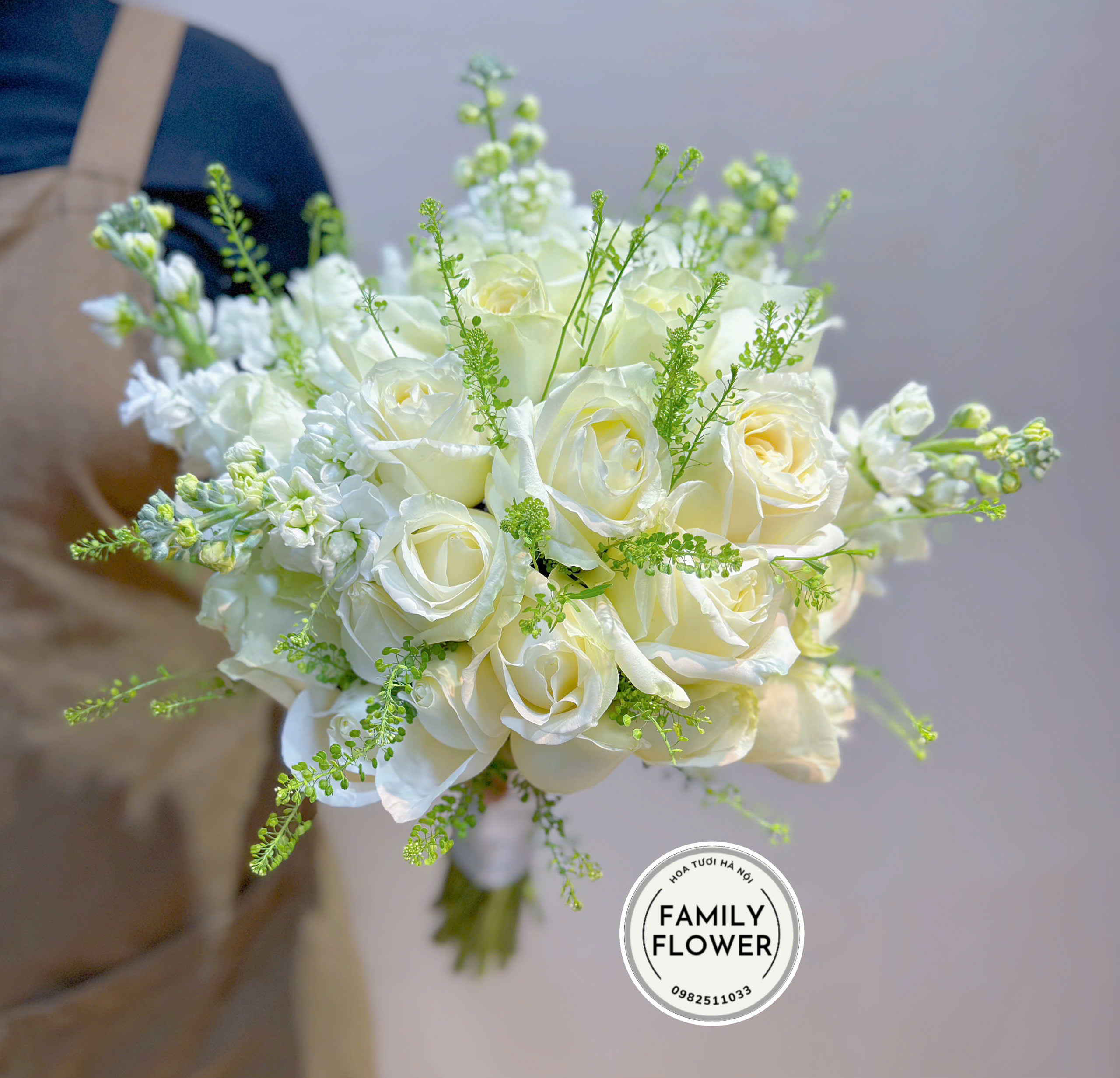 Bó hoa cưới ! Bó hoa tay cầm cô dâu ở Hà Nội ! Hoa cưới Hà Nội