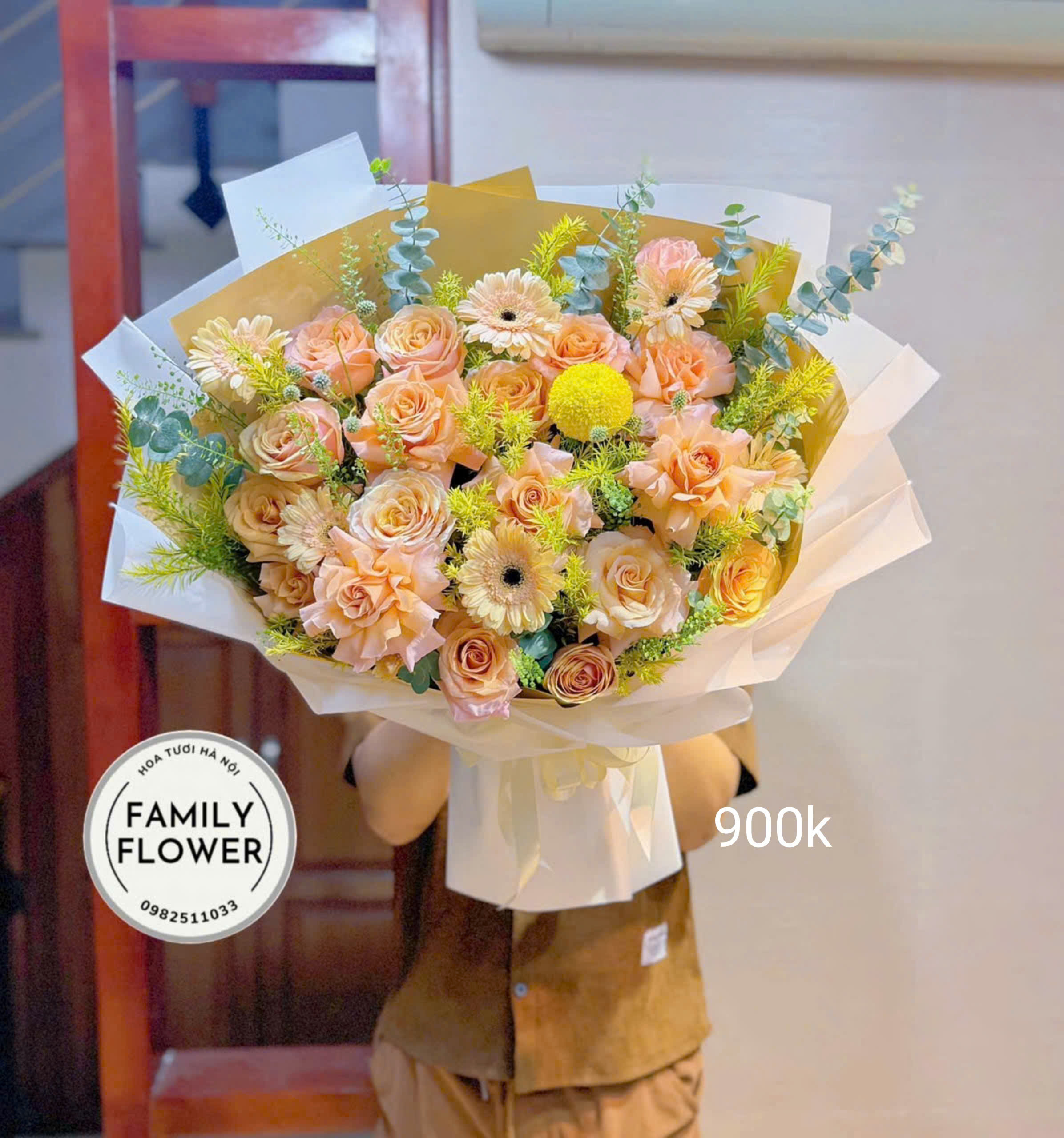Bó hoa tặng chúc mừng 8/3 tại Hà Nội ! Mua hoa tươi online Hà Nội