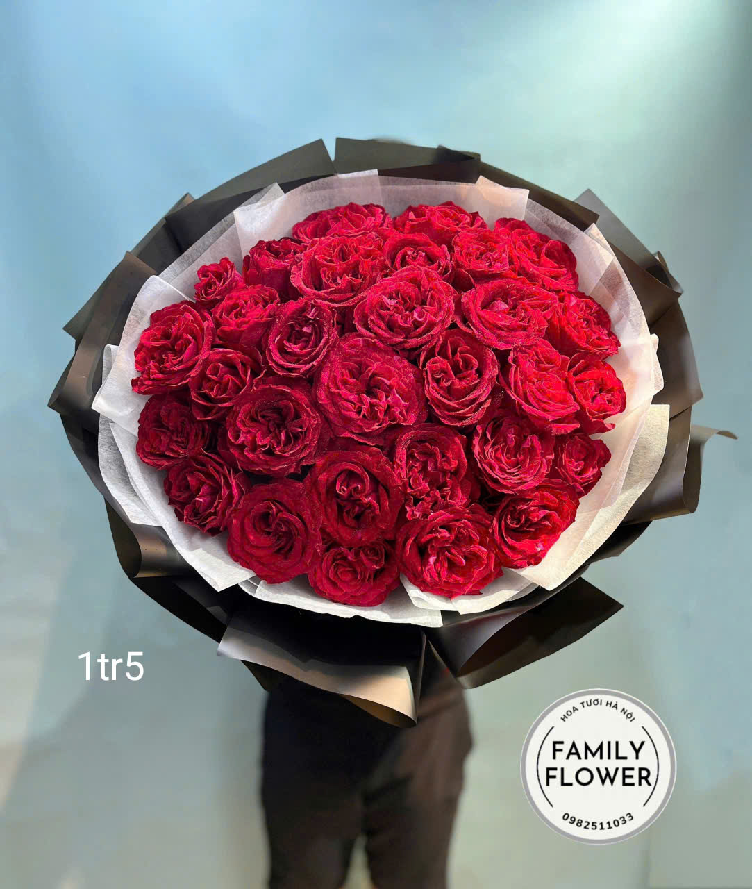 Các mẫu hoa hồng đỏ tặng người yêu, vợ, mẹ,...nhân dịp 8/3 ở Hà Nội ! Bó hồng đỏ tặng chúc mừng ! Mua hoa online tại Hà Nội của nhà Family Flower