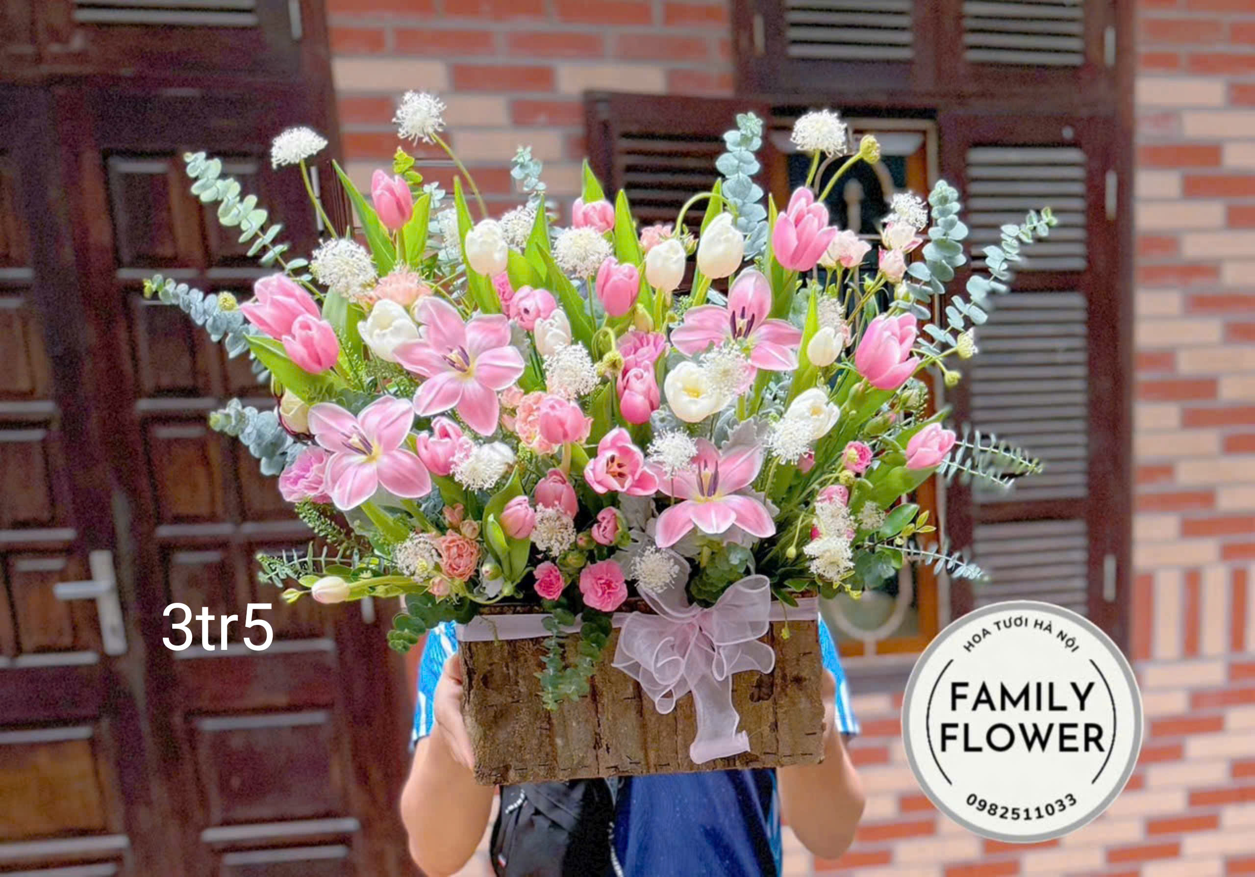 Các mẫu hoa tulip nhân dịp 8/3 tặng mẹ, vợ, người yêu ,... tại Hà Nội ! Hoa tulip đẹp Hà Nội ! Mua hoa online tại Hà Nội nhà family Flower