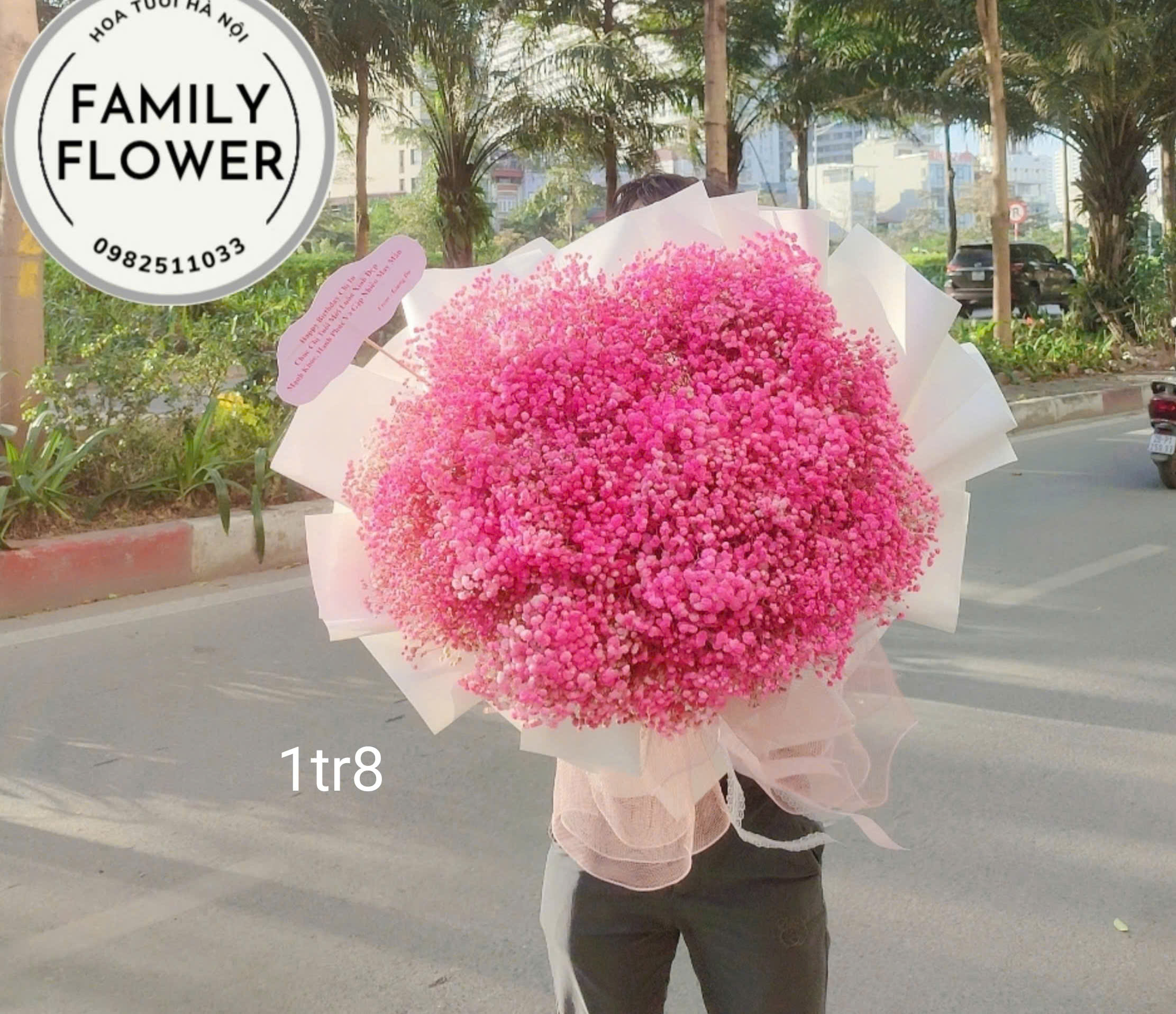 Gợi ý những mẫu hoa baby tặng em người yêu, vợ, mẹ,cô giáo,... nhân dịp 8/3 tại Cầu Giấy Hà Nội ! Mua hoa tươi online Hà Nội