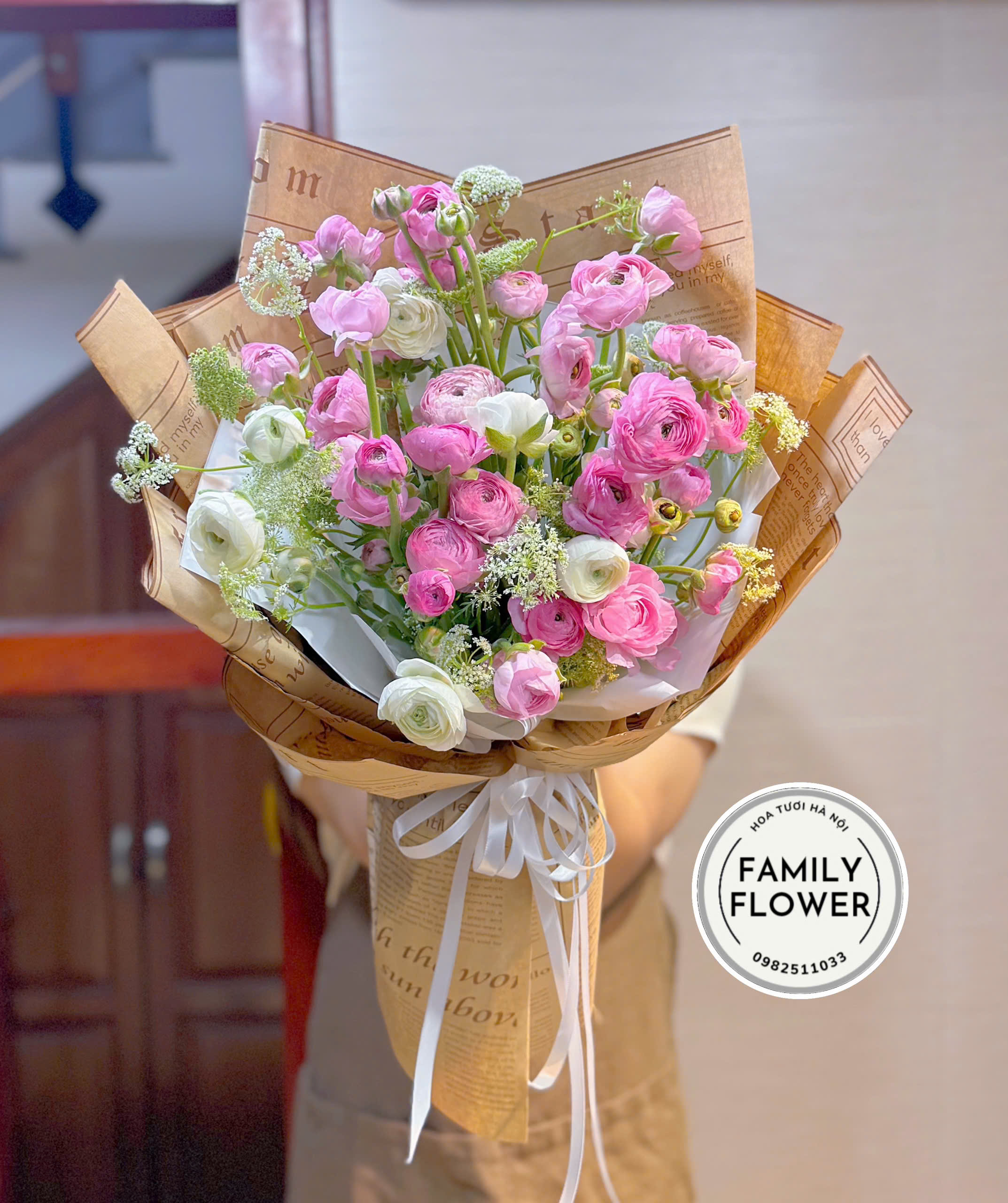 Bó hoa mao lương tặng chúc mừng sinh nhật tại Hà Nội ! Mua hoa tươi online tại quận Ba Đình Hà Nội ! Hoa tặng bạn gái