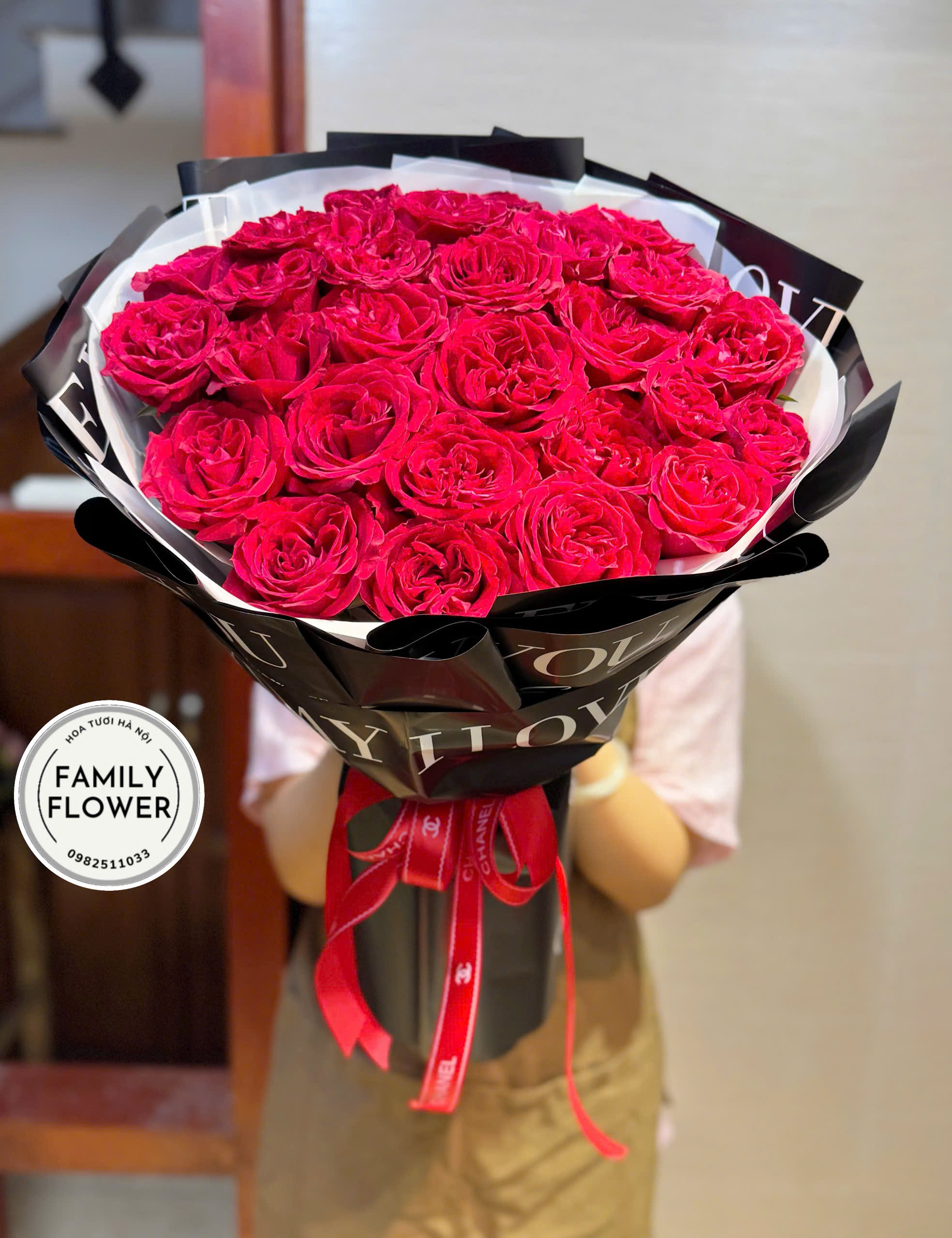 Bó hồng đỏ tặng chúc mừng sinh nhật tại hà Nội