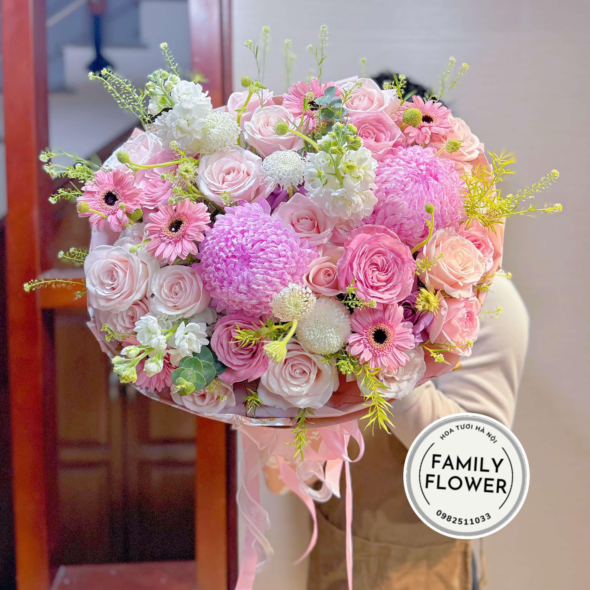 Bó hoa tặng chúc mừng tại Ba Đình Hà Nội ! Mua hoa tươi online hà Nội