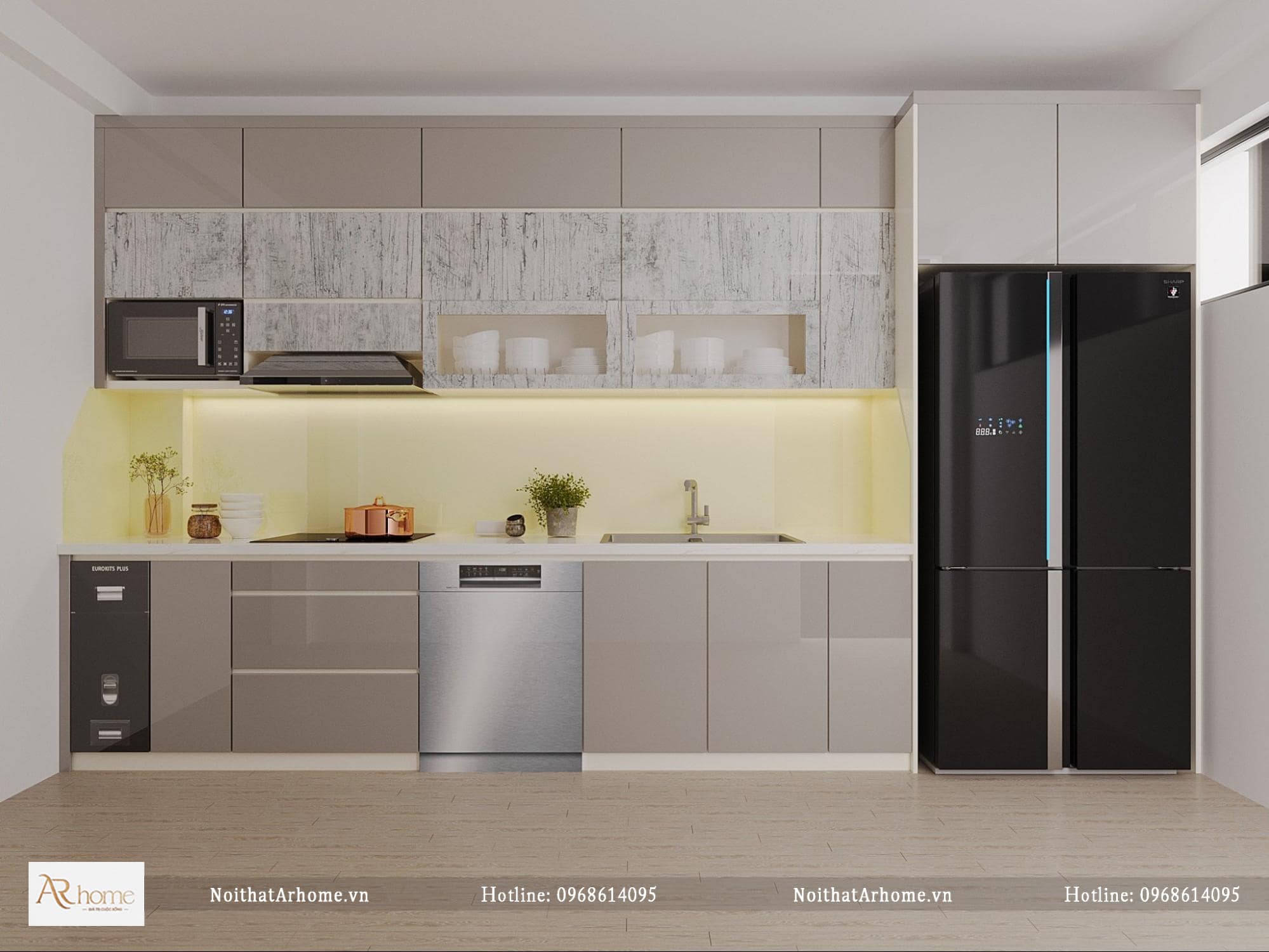 Xu hướng thiết kế nội thất tủ bếp nhựa hiện nay