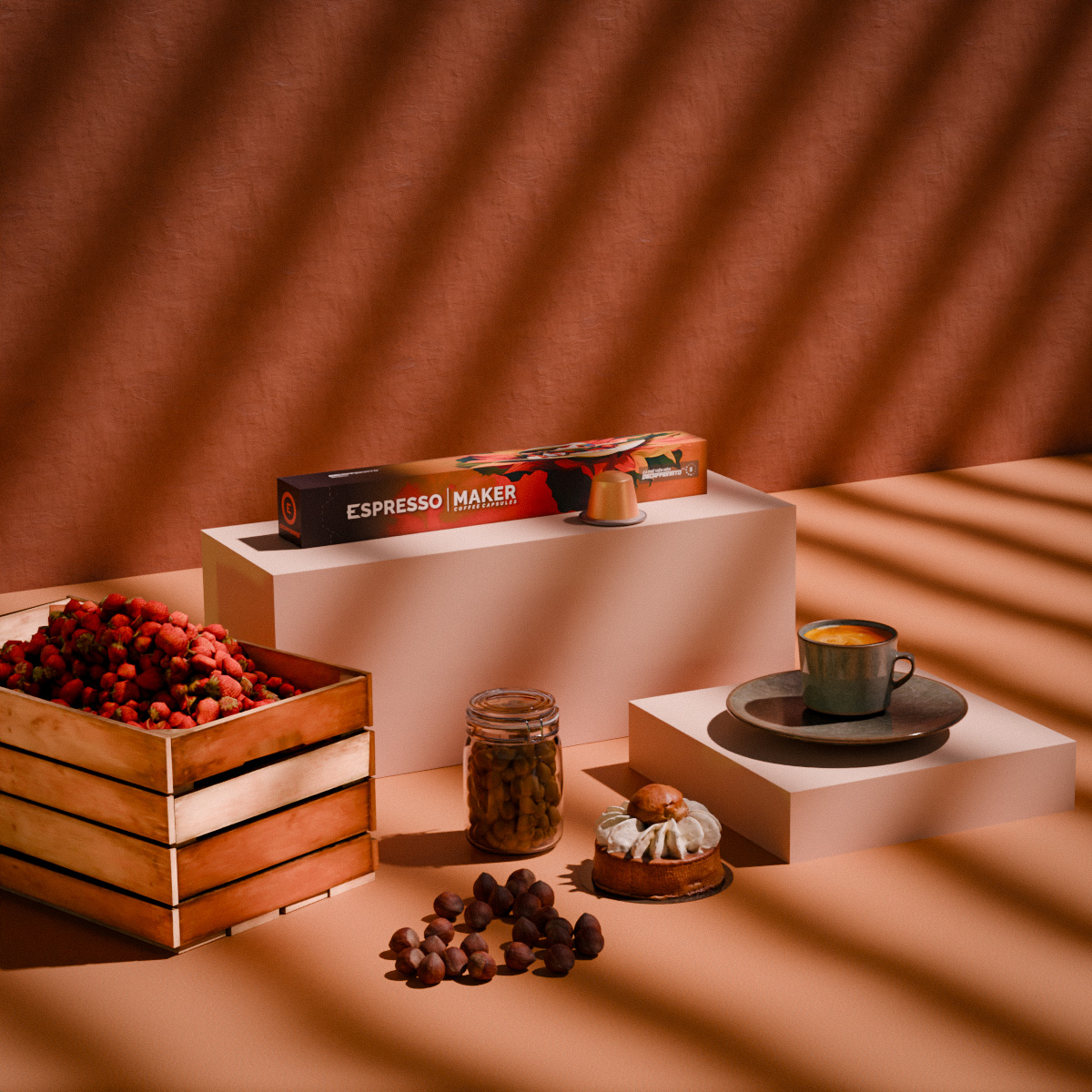 Cà phê viên nén Espressomaker Decaffeinato