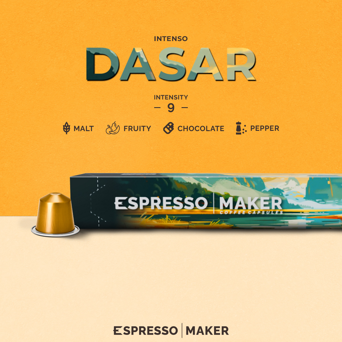 cà phê viên nén Espressomaker Dasar