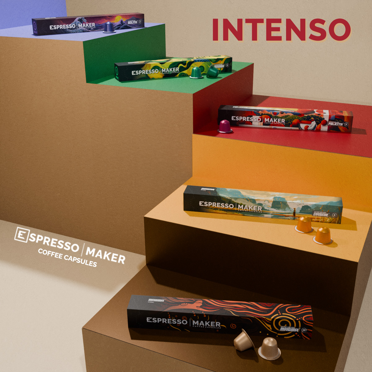 viên nén cà phê Espressomaker dòng Intenso