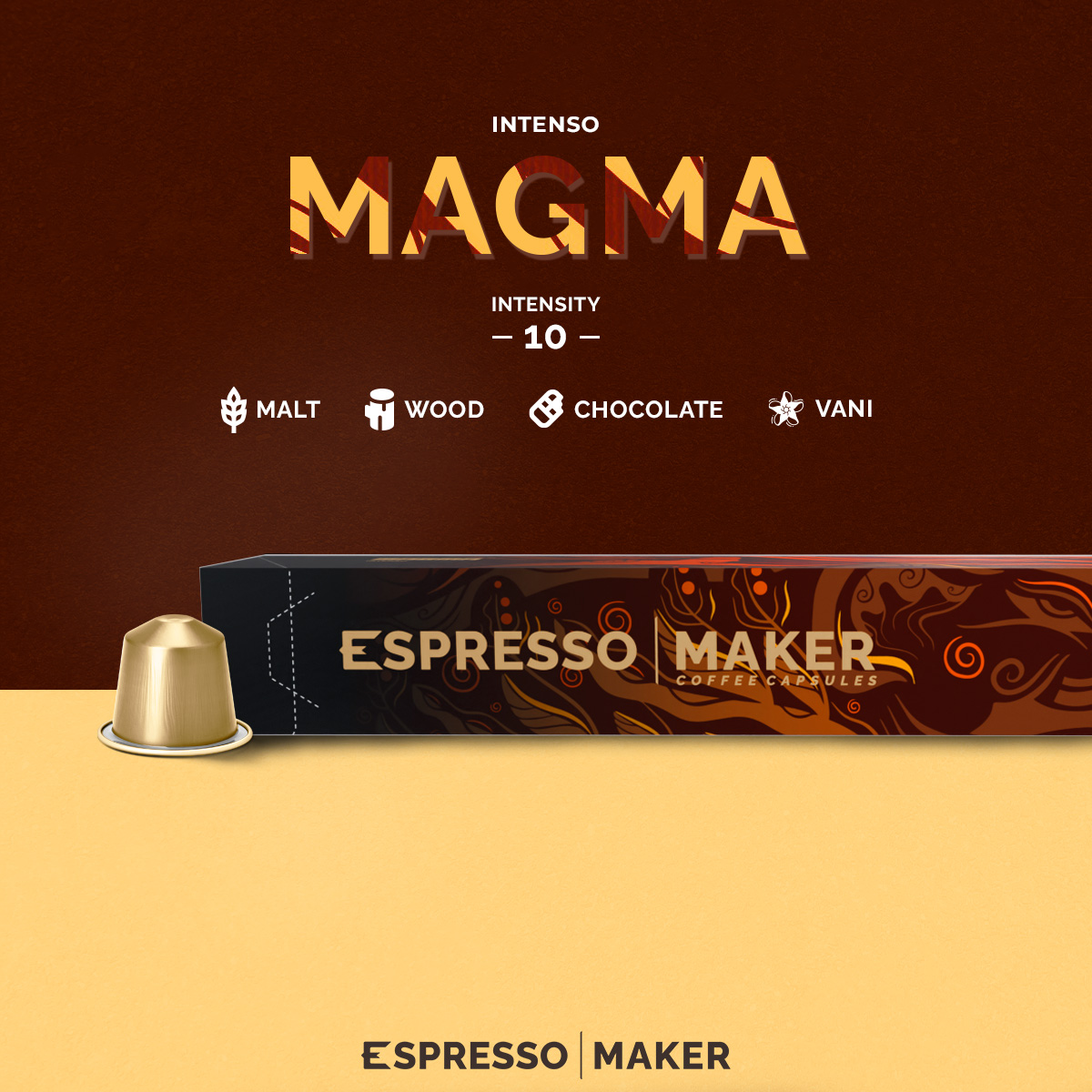 cà phê viên nén Espressomaker Magma