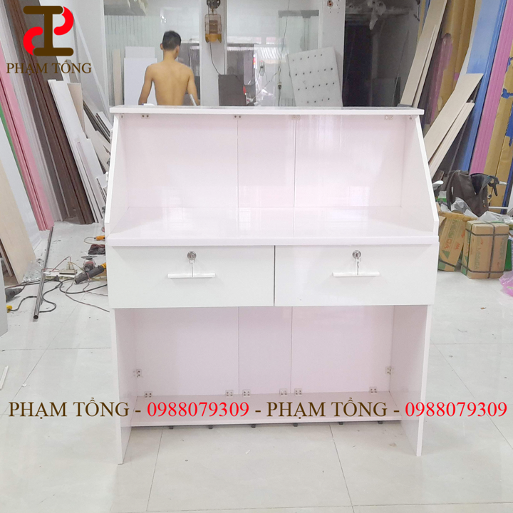 Quầy thu ngân nhựa đài loan mẫu mới nhất 2022