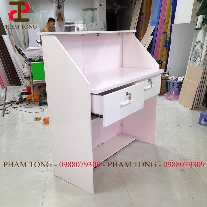 Quầy thu ngân nhựa đài loan mẫu mới nhất 2022