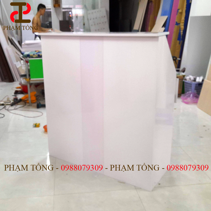 Quầy thu ngân nhựa đài loan mẫu mới nhất 2022