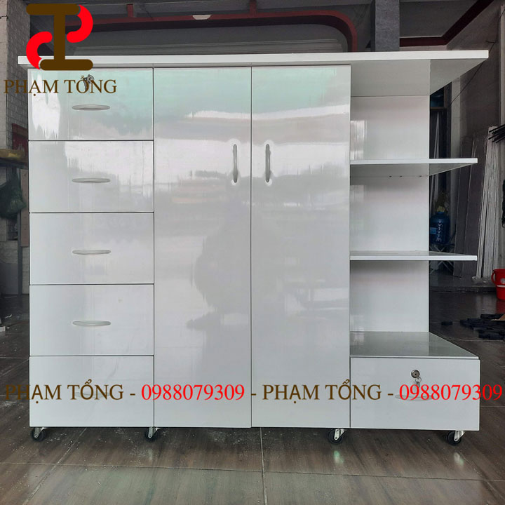Tủ quần áo full trắng giá rẻ nhựa đài loan quận 12 tphcm