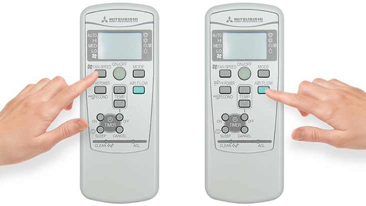 Chế độ điều chỉnh tốc độ và hướng gió