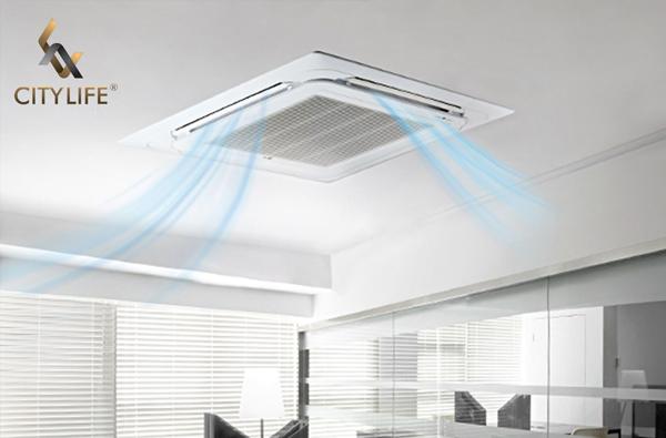 Phối cảnh điều hòa âm trần