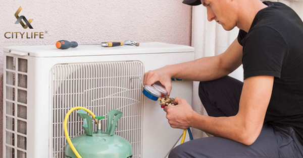 Điều hòa chảy nước do hết gas