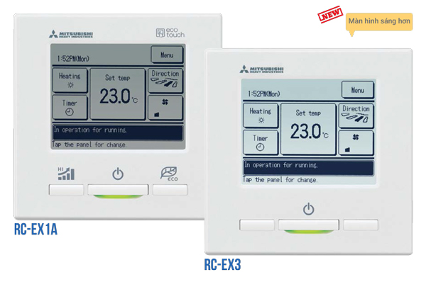Điều khiển điều hòa Mitsubishi Heavy