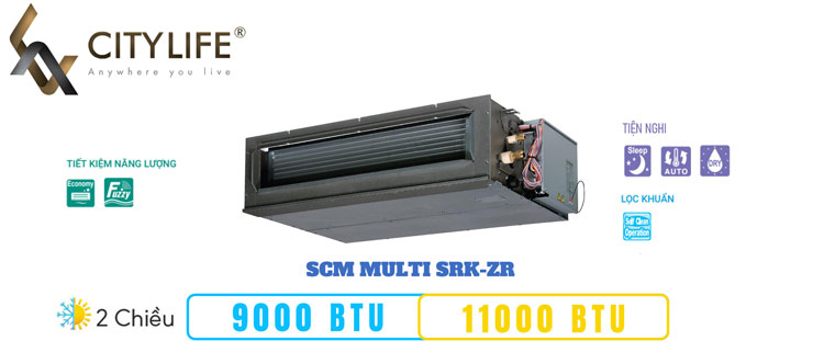 ĐIỀU HÒA GIẤU TRẦN SCM MULTI - SRR-ZM