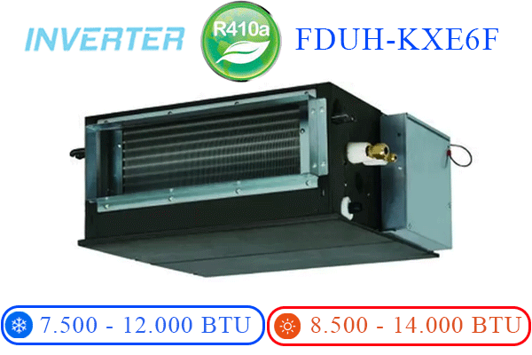 Mặt lạnh âm trần nối ống gió Model FDUH-KXE6F