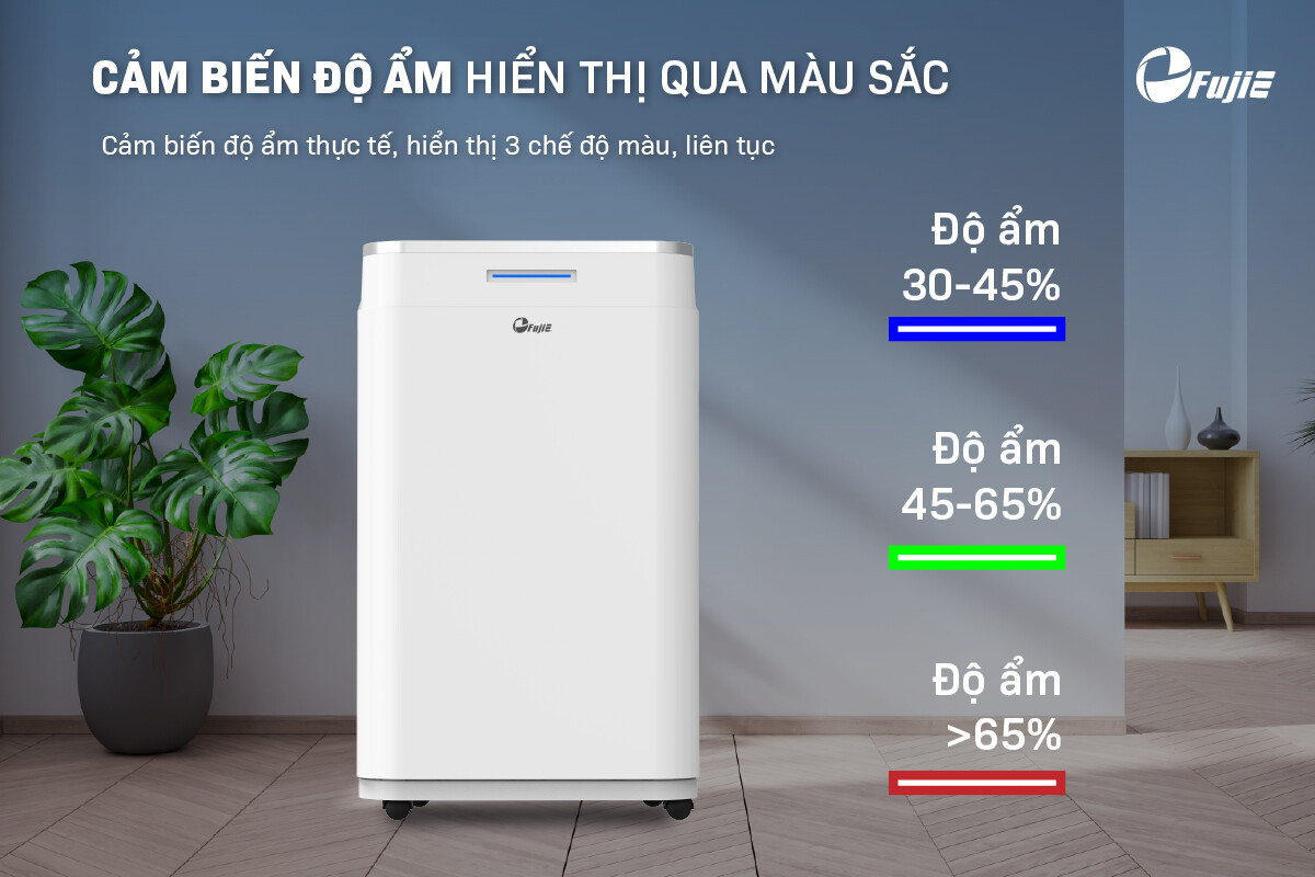 Máy hút ẩm 18L FujiE HM-918EC-N