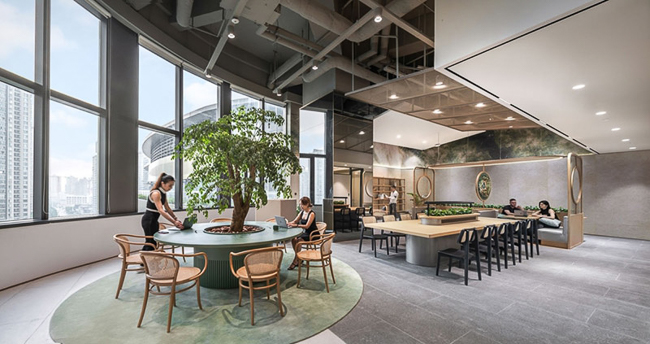 Bố Trí Nội Thất Văn Phòng Theo Không Gian Mở