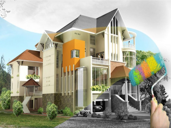 Sai lầm thường gặp khi chọn màu sơn ngoại thất