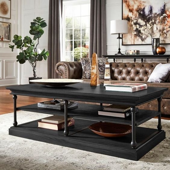 Trang Trí Phòng Khách Kết Hợp Bàn Trà