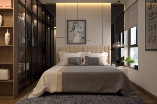 Chọn nội thất phòng ngủ 12m2 đơn giản, hiện đại