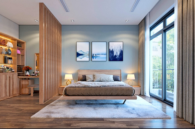 Mẫu nội thất phòng ngủ cao cấp 20m2