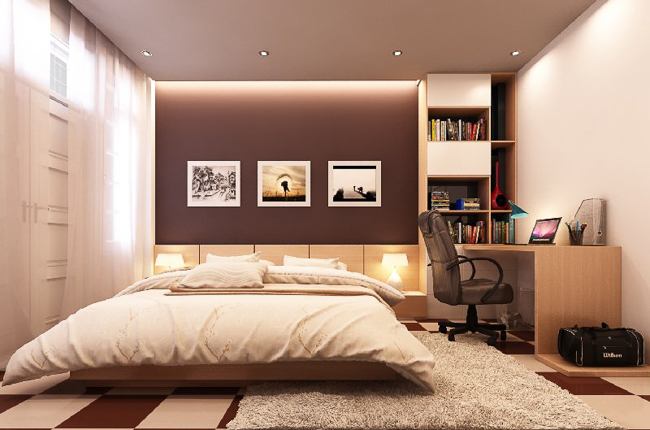 Mẫu nội thất phòng ngủ cao cấp 20m2