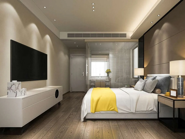 Các thiết bị điện tử được đặt trong phòng