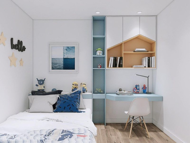 Mẫu nội thất phòng ngủ đơn giản 8m2