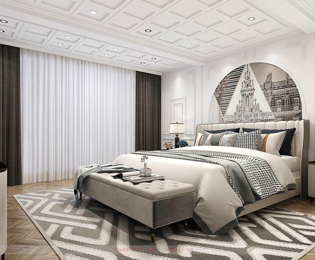 Lựa chọn phong cách đơn giản, màu sáng