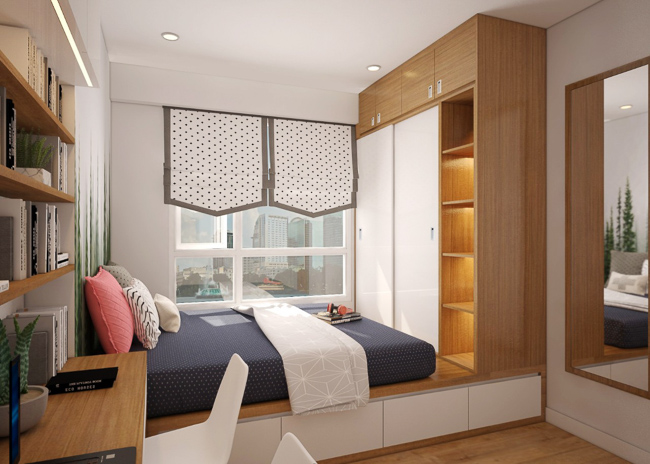 Sử dụng đồ nội thất nhỏ gọn, thông minh