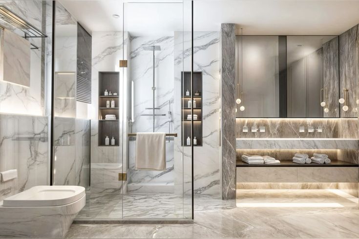 Phối cảnh nội thất phòng tắm