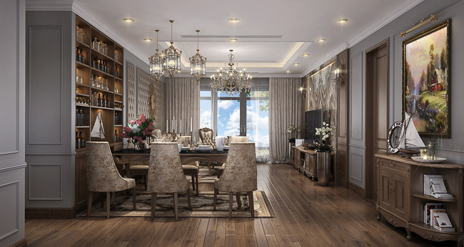 Phong cách nội thất tân cổ điển