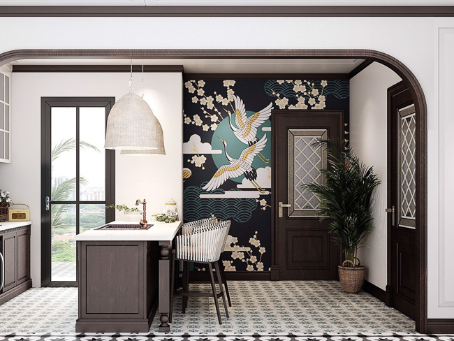 Kết hợp với phù điêu, tượng tròn truyền thống