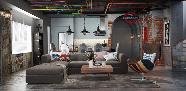 Thiết kế nội thất khách sạn phong cách Retro