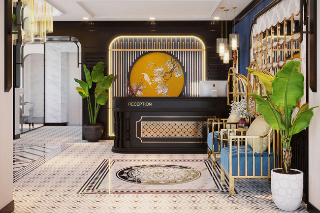 Thiết kế nội thất khách sạn phong cách Indochine