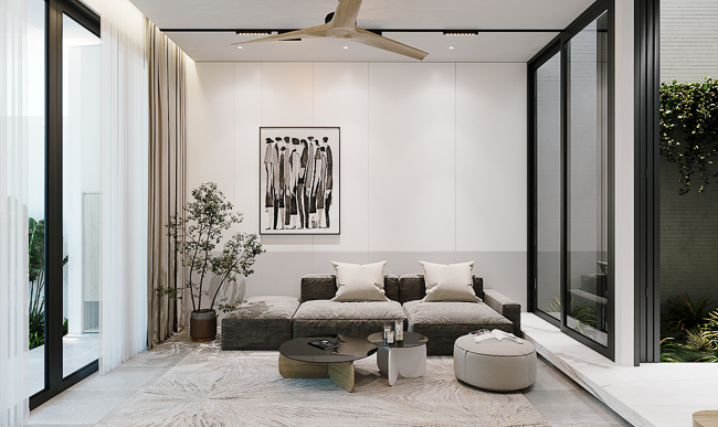 Sử dụng đồ nội thất đơn giản, tối ưu