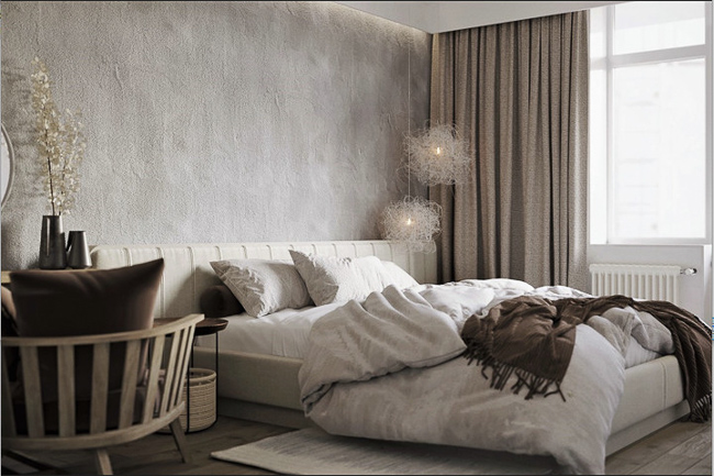 Phòng Ngủ Rustic Thư Giãn