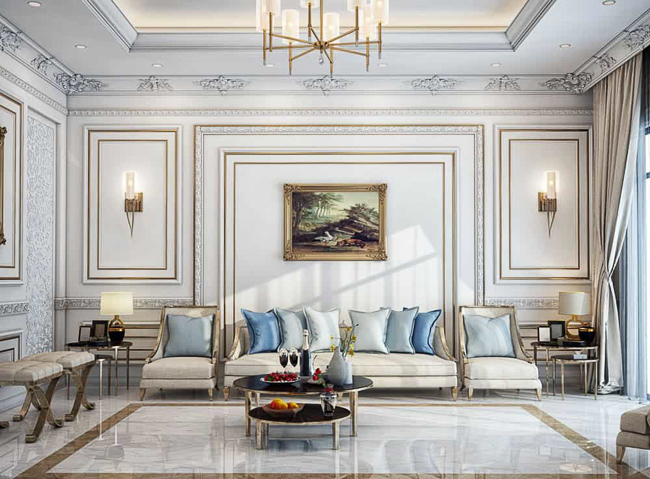 Không gian sống cổ điển và sang trọng