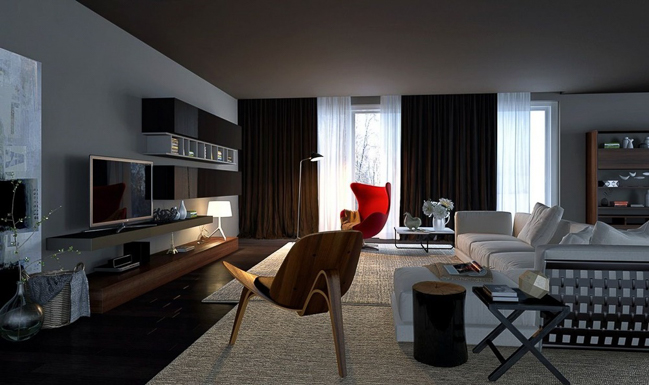 Bố trí không gian gọn gàng