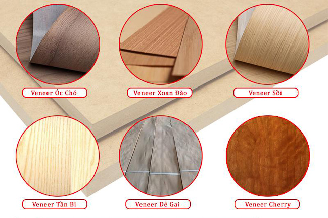 MDF phủ veneer