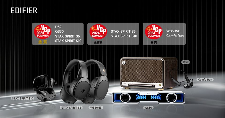 EDIFIER đã xuất sắc giành được 6 giải thưởng tại Giải Visual Grand Prix (VGP) Awards 2024